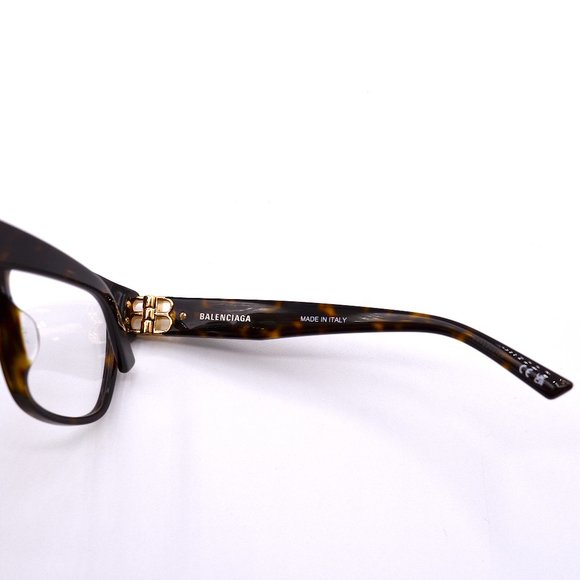 NEW BALENCIAGA BB0104O 002 HAVANA AUTHENTIC EYEGLASSES FRAME - Picture 10 of 15